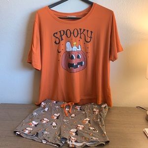 Super soft and comfy Snoopy Halloween PJ set